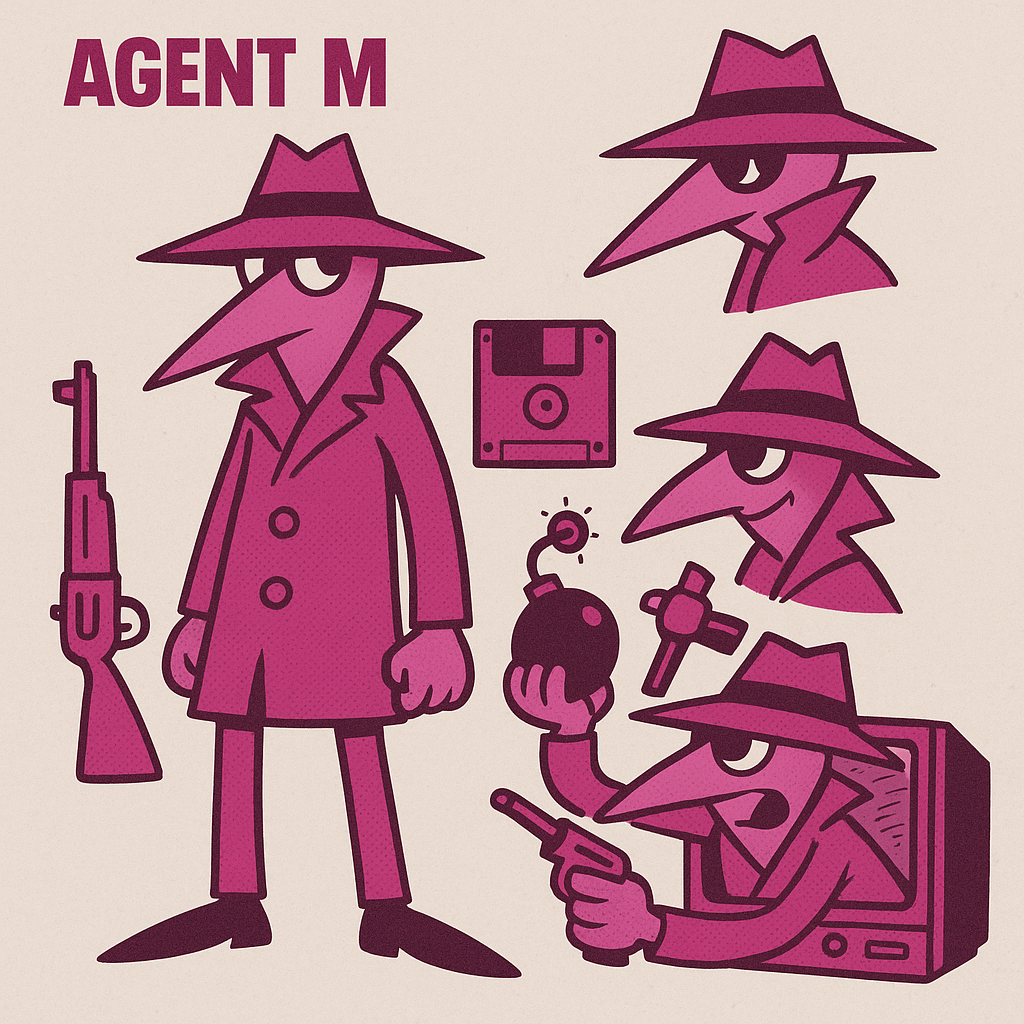 Agent Magenta Duo Panel